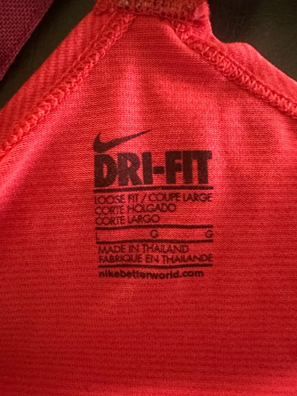 Nike Red Racerback Tank Top - Picture 7 of 7